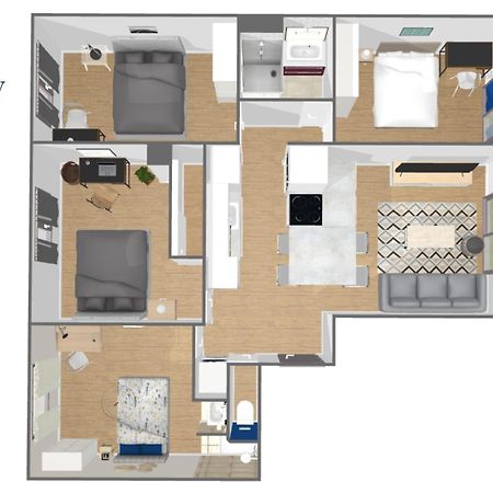 Homey La Coloc Du 40 - Colocation Haut De Gamme De 4 Chambres Uniques Et Privees - Proche Transports En Commun - Aux Portes De Geneve 안마스 외부 사진